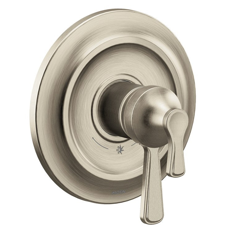 Tub and Shower Valve Trim Colinet M-Core 4 Series 2 Lever Brushed Nickel WaterSense ADA - Image 1