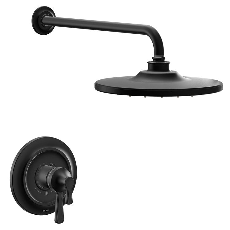 Shower Trim Colinet M-Core 4-Series 2 Lever Matte Black WaterSense ADA 1.75 Gallons per Minute - Image 1