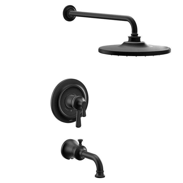 Tub and Shower Trim Colinet M-Core 4-Series 2 Lever Matte Black WaterSense ADA 1.75 Gallons per Minute - Image 1