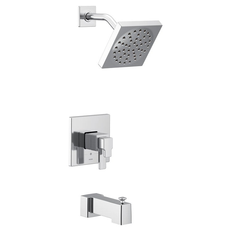 Tub and Shower Trim 90 Degree 2 Lever Chrome WaterSense ADA 1.75 Gallons per Minute - Image 1