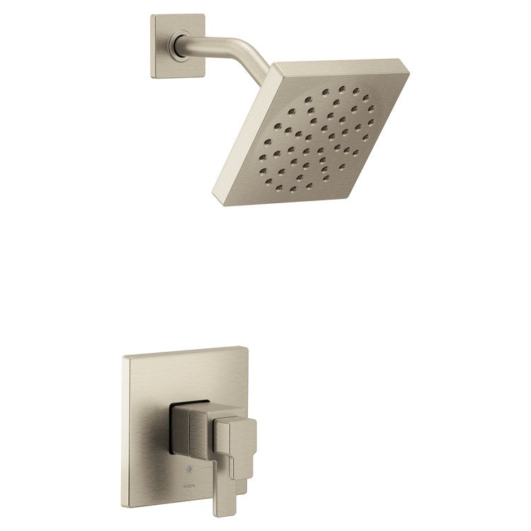 Shower Trim 90 Degree M-Core 4-Series 2 Lever Brushed Nickel WaterSense ADA 1.75 Gallons per Minute - Image 1