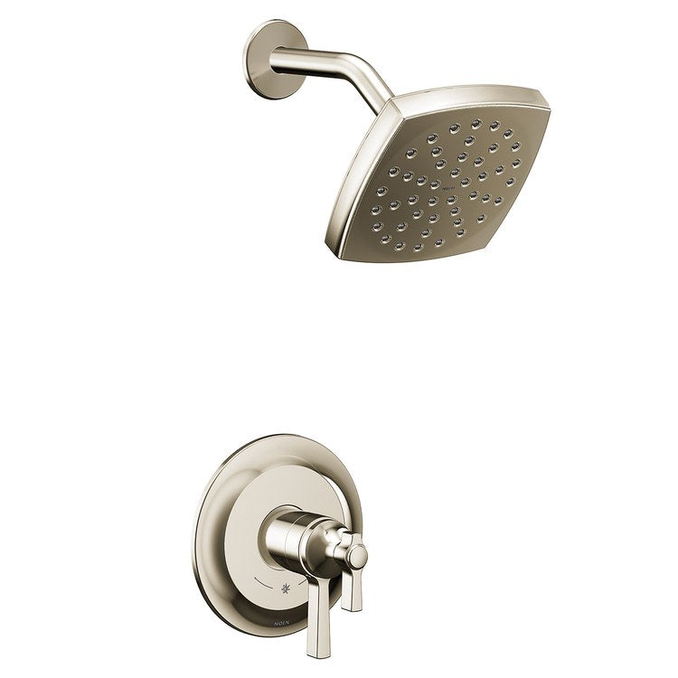 Shower Trim Flara M-Core 4-Series 2 Lever Polished Nickel WaterSense ADA 1.75 Gallons per Minute - Image 1