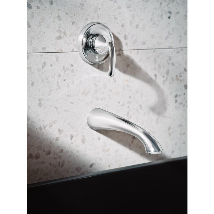 Tub Filler Trim Glyde 1 Lever Chrome ADA Wall 8.0 Gallons per Minute - Image 2