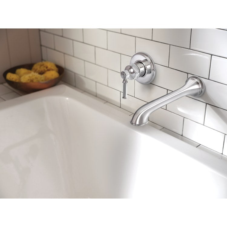 Tub Filler Trim Dartmoor 1 Lever Chrome ADA Wall 8.0 Gallons per Minute - Image 2