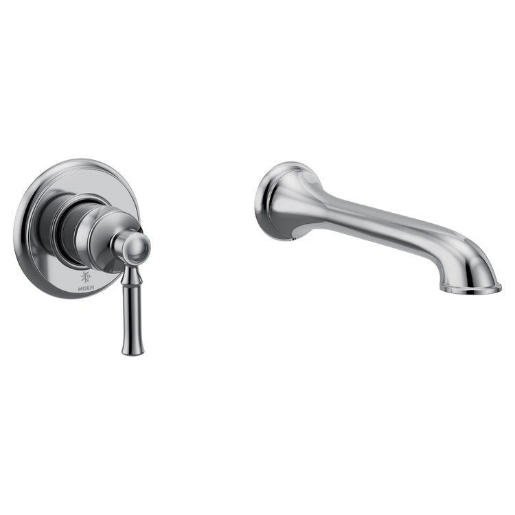 Tub Filler Trim Dartmoor 1 Lever Chrome ADA Wall 8.0 Gallons per Minute - Image 1