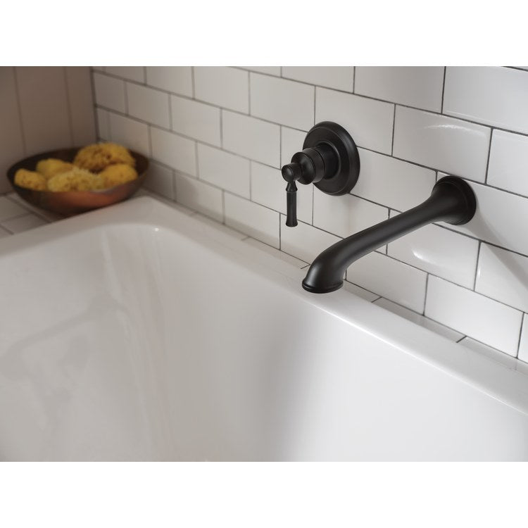 Tub Filler Trim Dartmoor 1 Lever Matte Black ADA Wall 8.0 Gallons per Minute - Image 2