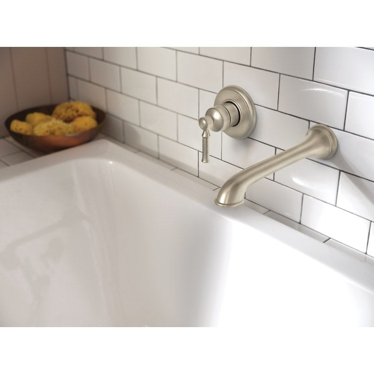 Tub Filler Trim Dartmoor 1 Lever Brushed Nickel ADA Wall 8.0 Gallons per Minute - Image 2