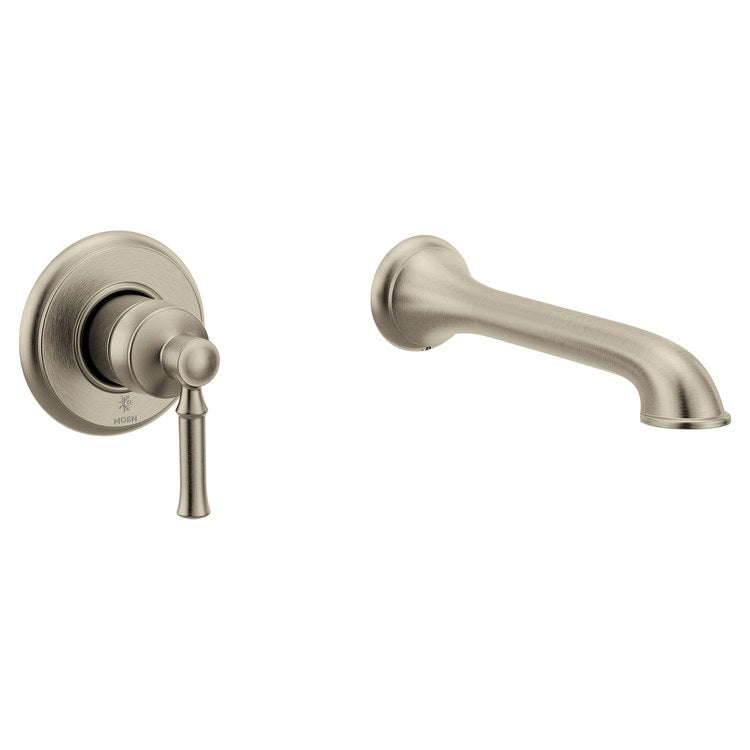 Tub Filler Trim Dartmoor 1 Lever Brushed Nickel ADA Wall 8.0 Gallons per Minute - Image 1