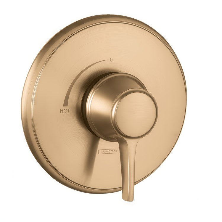 Pressure Balance Valve Trim Ecostat Classic Round Brushed Bronze ADA - Image 1