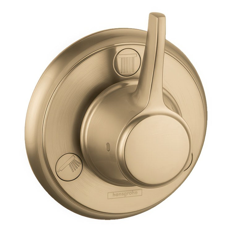 Diverter Trim Ecostat Classic Trio/Quattro Brushed Bronze 1 Lever ADA