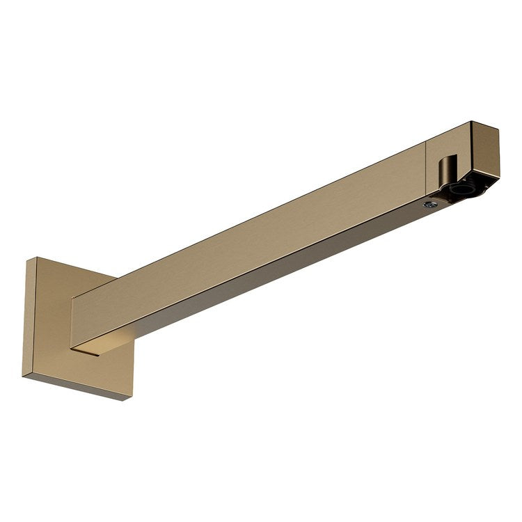 Shower Arm Pulsify E Brushed Bronze 15 Inch 1/2 IN NPT Brass/Plastic Wall Mount - Image 1