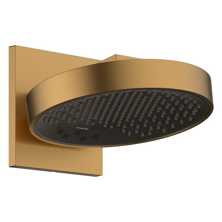 Showerhead Rainfinity 250 3 Jet Functions with Wall Connector Trim Brushed Bronze 1.75 Gallons per Minute - Image 1
