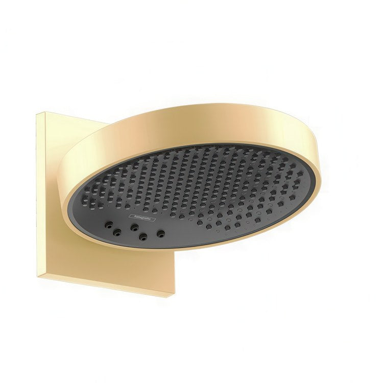 Showerhead Rainfinity 250 3 Jet Functions with Wall Connector Trim Brushed Gold Optic 1.75 Gallons per Minute - Image 1