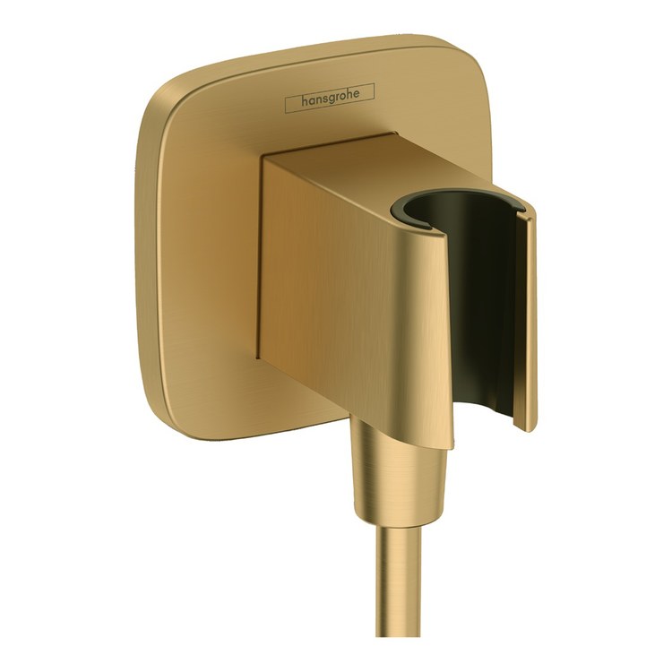Handshower Mounting Kit FixFit Q Brushed Gold Optic - Image 1