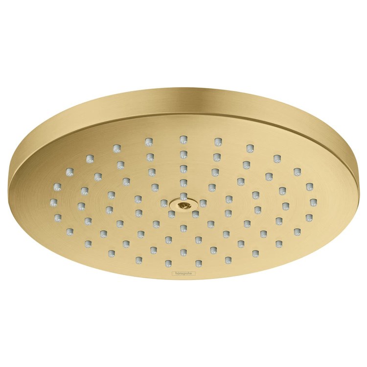 Showerhead Raindance S 180 1 Functions Brushed Gold Optic 7-1/16 Inch 1.75 Gallons per Minute 1 Jet - Image 1