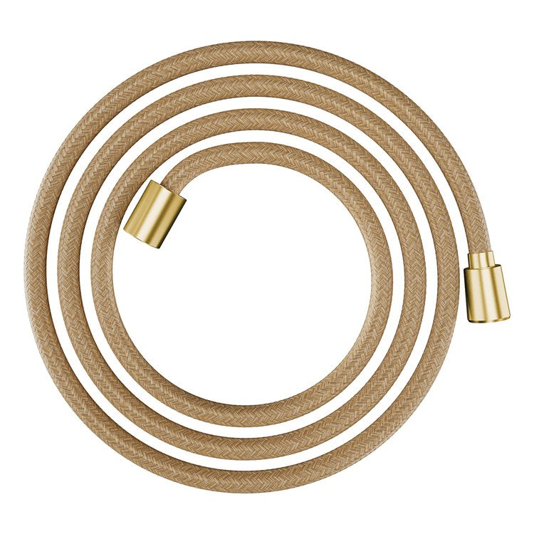 Handshower Hose DesignFlex Textile 80 Inch Brushed Gold Optic 1/2 Inch G Plastic