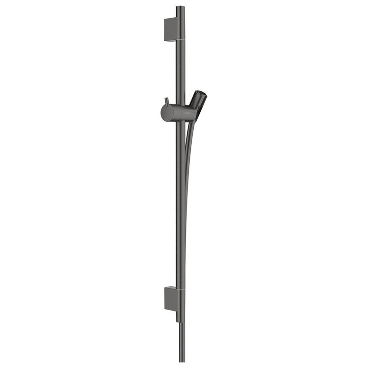 Handshower Bar Unica Wallbar S Brushed Black Chrome 24 Inch - Image 1