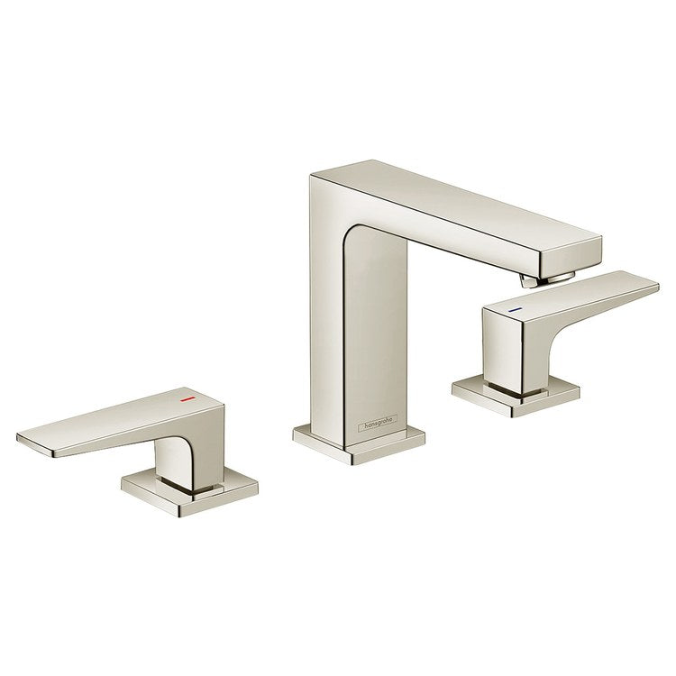 Lavatory Faucet Metropol 110 8 Inch Spread 1 Lever ADA WaterSense Polished Nickel 1.2 Gallons per Minute Deck Mount Pop-Up 3 Hole - Image 1