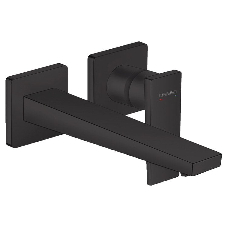 Lavatory Faucet Metropol 1 Lever ADA WaterSense Matte Black 1.2 Gallons per Minute Wall Mount Less Drain 2 Hole - Image 1