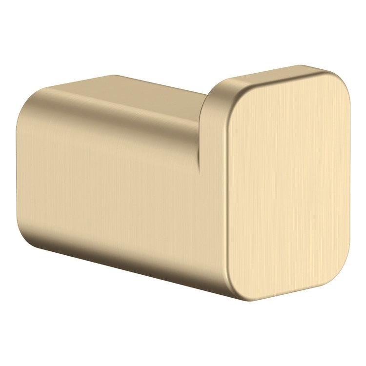 Robe Hook AddStoris Single Brushed Gold Optic Wall Mount Metal - Image 1