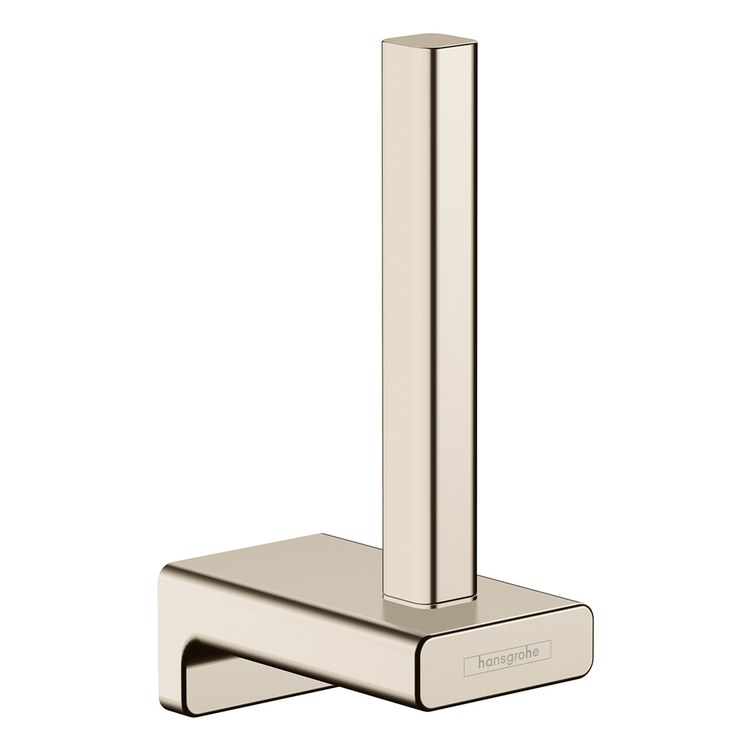 Toilet Paper Holder AddStoris Euro Polished Nickel 3-1/4 Inch Wall Mount - Image 1