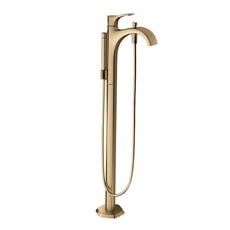 Tub Filler Trim Locarno Freestanding with Handshower Brushed Bronze - Image 1
