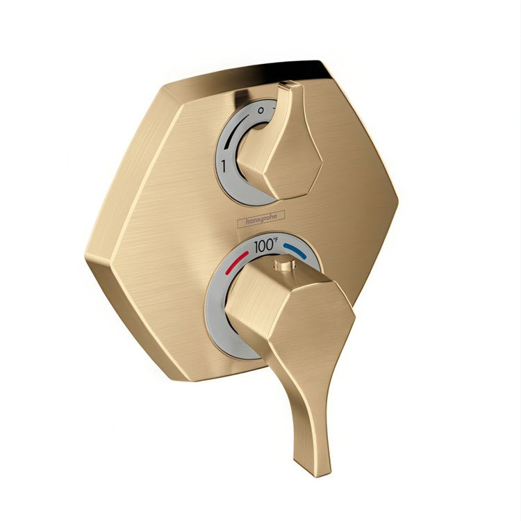Thermostatic Trim Locarno Brushed Bronze