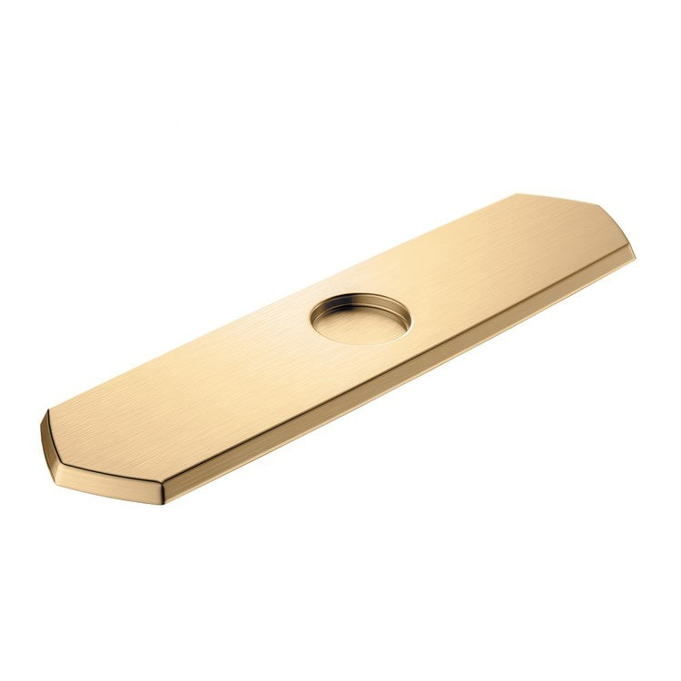 Base Plate Locarno Brushed Bronze 10 Inch for Single Hole Kitchen Faucet