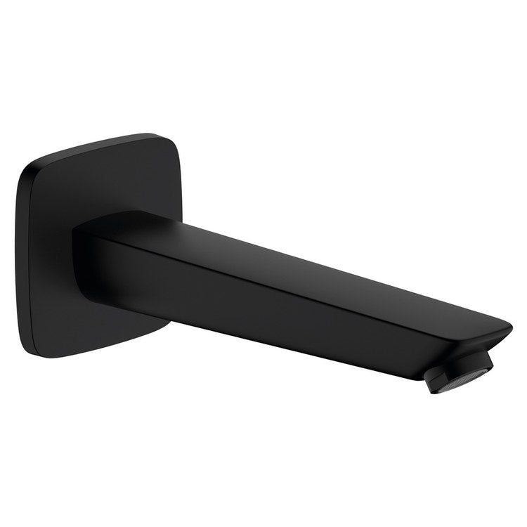 Tub Spout Logis Matte Black Brass NPT - Image 1