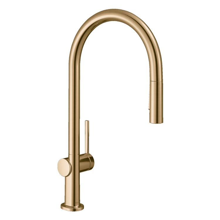 Kitchen Faucet Talis N sBox 1 Lever ADA Brushed Bronze Pull Down 150 DEG Swivel 1 Hole 1.75 Gallons per Minute - Image 1