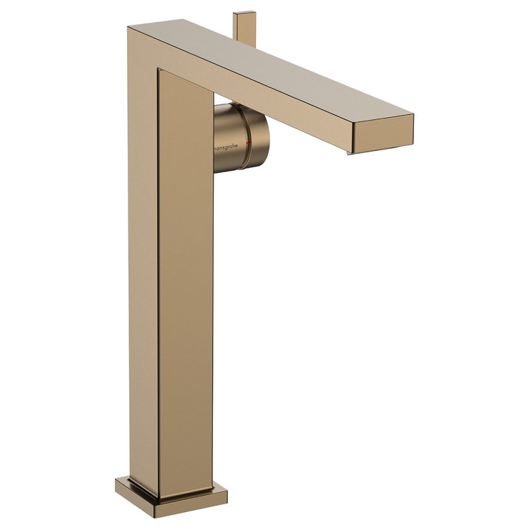 Lavatory Faucet Tecturis E 240 1 Lever ADA WaterSense Brushed Bronze 1.2 Gallons per Minute Less Drain 1 Hole AirPower EcoSmart ComfortZone - Image 1