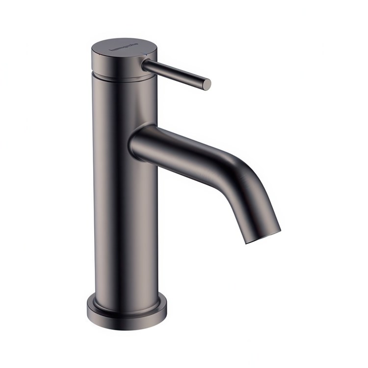 Lavatory Faucet Tecturis S 80 1 Lever ADA WaterSense Brushed Black Chrome 1.2 Gallons per Minute Pop-Up 1 Hole AirPower EcoSmart ComfortZone - Image 1