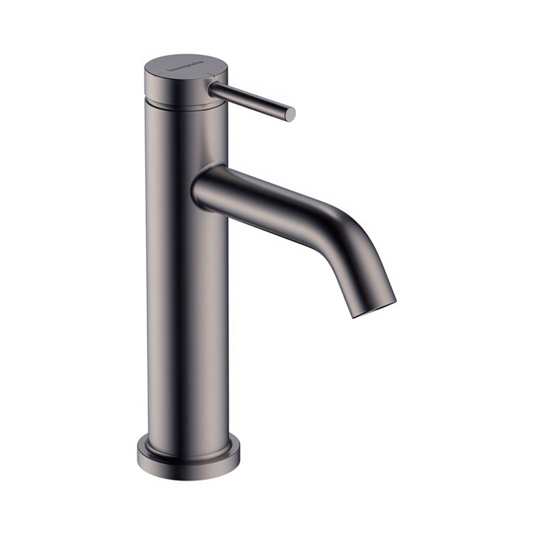 Lavatory Faucet Tecturis S 110 1 Lever ADA WaterSense Brushed Black Chrome 1.2 Gallons per Minute Pop-Up 1 Hole AirPower EcoSmart ComfortZone - Image 1