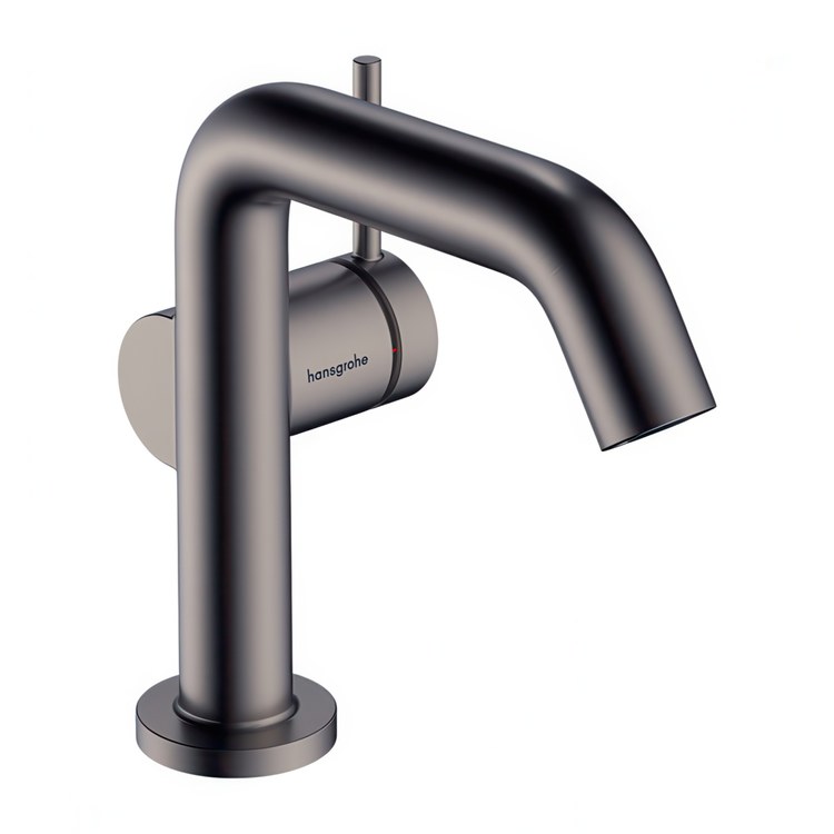 Lavatory Faucet Tecturis S Fine 110 1 Lever ADA WaterSense Brushed Black Chrome 1.2 Gallons per Minute Less Drain 1 Hole AirPower EcoRight ComfortZone - Image 1