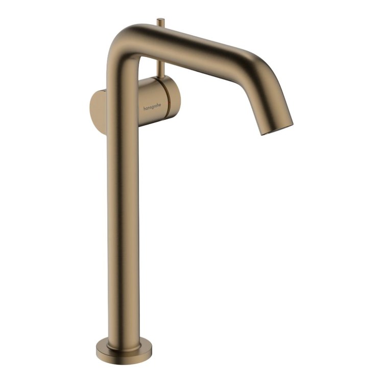 Lavatory Faucet Tecturis S Fine 240 1 Lever ADA WaterSense Brushed Bronze 1.2 Gallons per Minute Less Drain 1 Hole AirPower EcoRight ComfortZone - Image 1