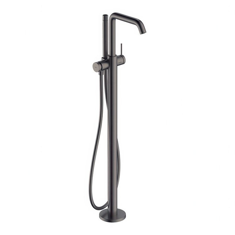 Tub Filler Trim Tecturis S Freestanding 1 Lever Brushed Black Chrome 1.75 Gallons per Minute - Image 1