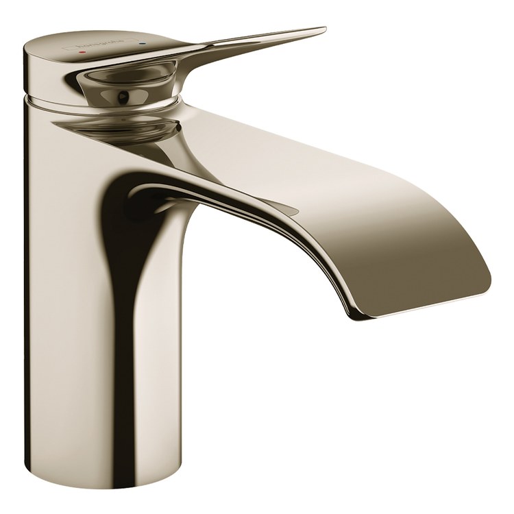 Lavatory Faucet Vivenis 80 1 Lever ADA WaterSense Polished Nickel 1.2 Gallons per Minute Pop-Up 1 Hole - Image 1