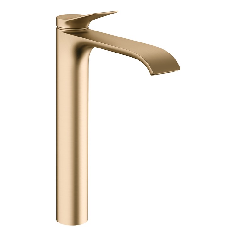 Lavatory Faucet Vivenis 250 1 Lever Brushed Bronze 1.2 Gallons per Minute Less Drain 1 Hole AirPower EcoRight ComfortZone - Image 1