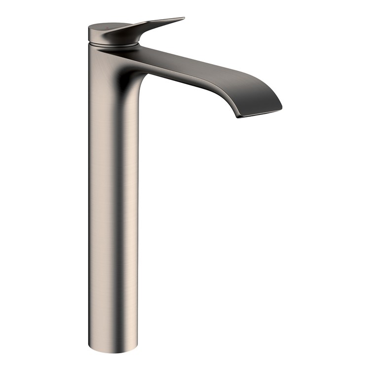 Lavatory Faucet Vivenis 250 1 Lever Brushed Black Chrome 1.2 Gallons per Minute Less Drain 1 Hole AirPower EcoRight ComfortZone - Image 1