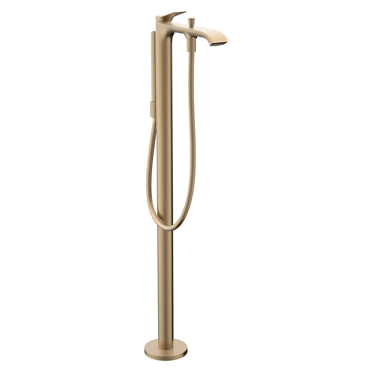 Tub Filler Trim Vivenis Freestanding with Handshower 1 Lever Brushed Bronze 5.28 Gallons per Minute - Image 1