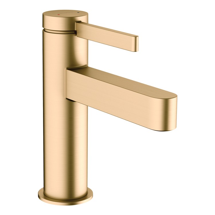 Lavatory Faucet Finoris Deck Mount 1 Lever ADA Brushed Bronze 1.2 Gallons per Minute Pop-Up 1 Hole EcoRight ComfortZone - Image 1