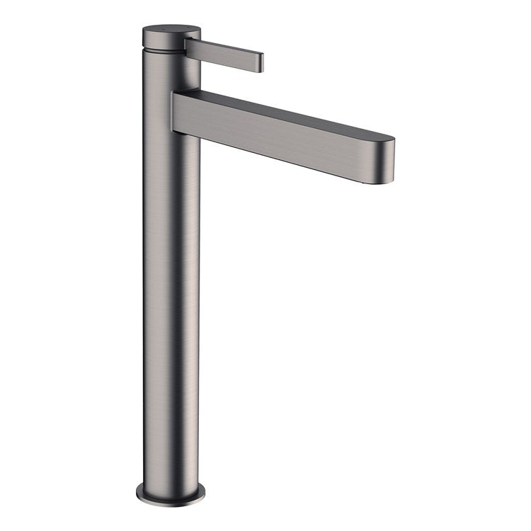 Lavatory Faucet Finoris 260 1 Lever ADA WaterSense Brushed Black Chrome 1.2 Gallons per Minute Less Drain 1 Hole EcoRight ComfortZone - Image 1