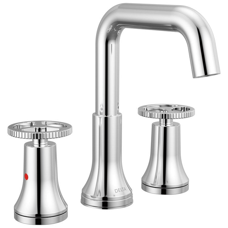 Lavatory Faucet Trinsic Widespread 6 to 16 Inch Spread 2 Wheel CALGreen/WaterSense Chrome 1.2 Gallons per Minute Deck Fixed Metal Pop-Up 3 Hole