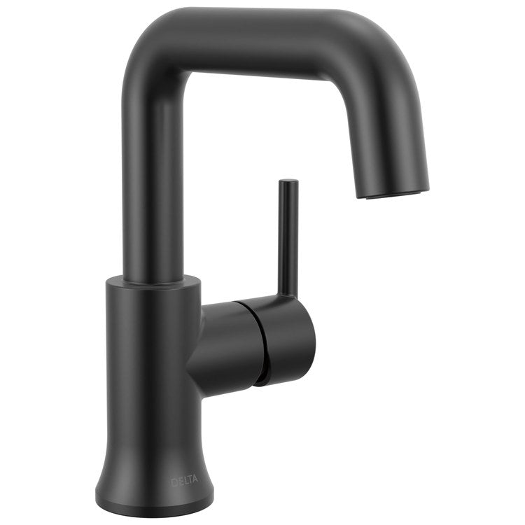 Lavatory Faucet Trinsic 1 Lever ADA WaterSense/CALGreen Matte Black 1.2 Gallons per Minute Deck Fixed Metal Pop-Up 1 Hole