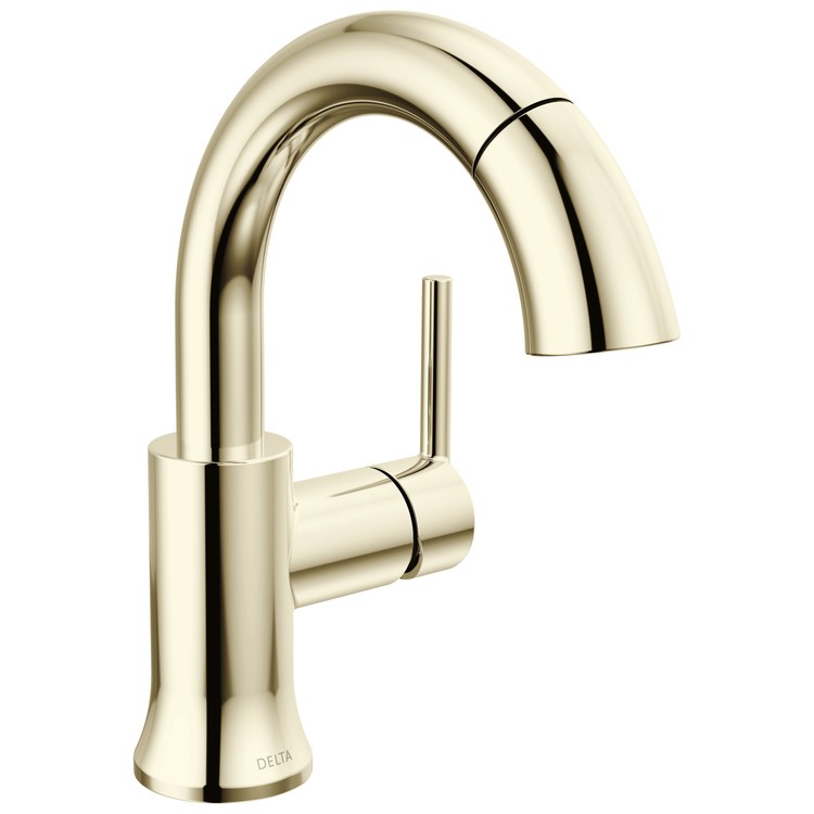Lavatory Faucet Trinsic 1 Lever ADA WaterSense/CALGreen Polished Nickel 1.2 Gallons per Minute Deck Fixed Metal Pop-Up 1/3 Hole MagnaTite Docking - Image 1
