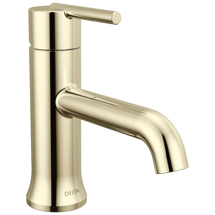 Lavatory Faucet Trinsic 1 Lever ADA No-Lead/WaterSense/CALGreen Polished Nickel 1.2 Gallons per Minute Deck Angled Metal Pop-Up 1/3 Hole