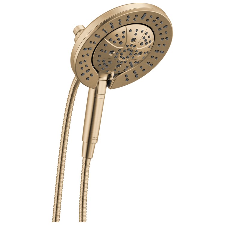 Handshower Combination In2ition Universal Showering Components 2-In-1 7 Functions Lumicoat Champagne Bronze WaterSense 7-7/8 Inch 1.75 Gallons per Minute - Image 1