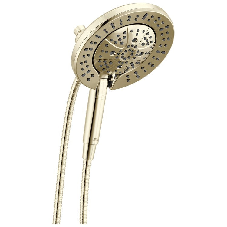 Handshower Combination In2ition Universal Showering Components 2-In-1 7 Functions Lumicoat Polished Nickel WaterSense 7-7/8 Inch 1.75 Gallons per Minute