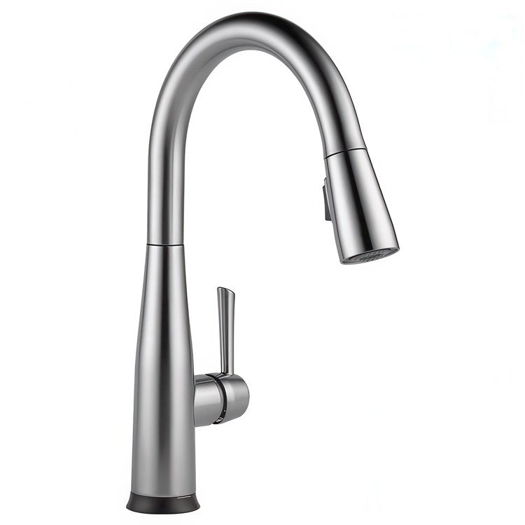 Kitchen Faucet Essa 1 Lever ADA No-Lead/CALGreen Arctic Stainless Pull Down 2 Function Gooseneck 360 DEG Swivel 1/3 Hole Deck Touch2O with Touchless/VoiceIQ/Diamond Seal 1.8 Gallons per Minute - Image 1
