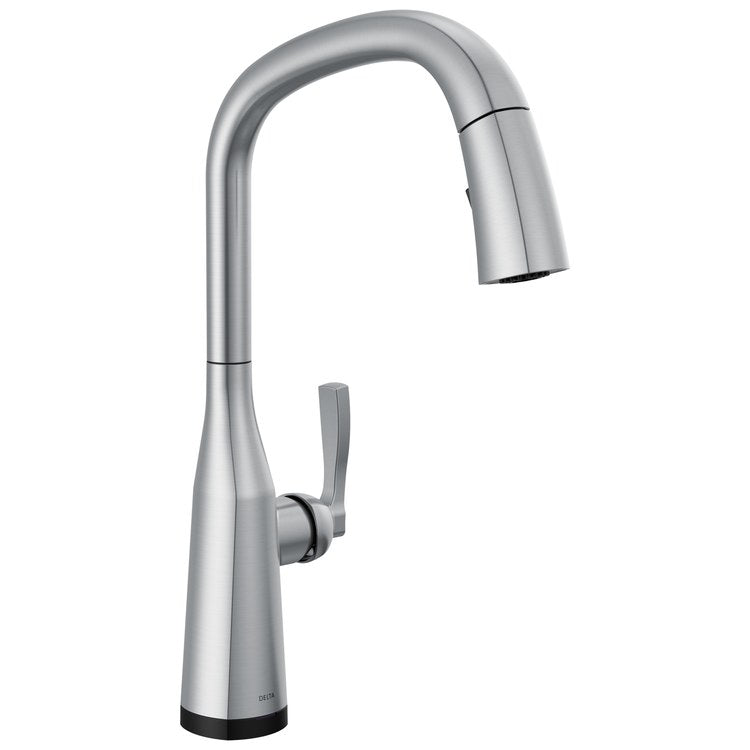Kitchen Faucet Stryke Touchless/Voice 1 Lever ADA No-Lead/CALGreen Lumicoat Arctic Stainless Pull Down 2 Function High Arc 360 DEG Swivel 1 Hole Deck Touch2O/VoiceIQ/Diamond Seal 1.8 Gallons per Minute - Image 1